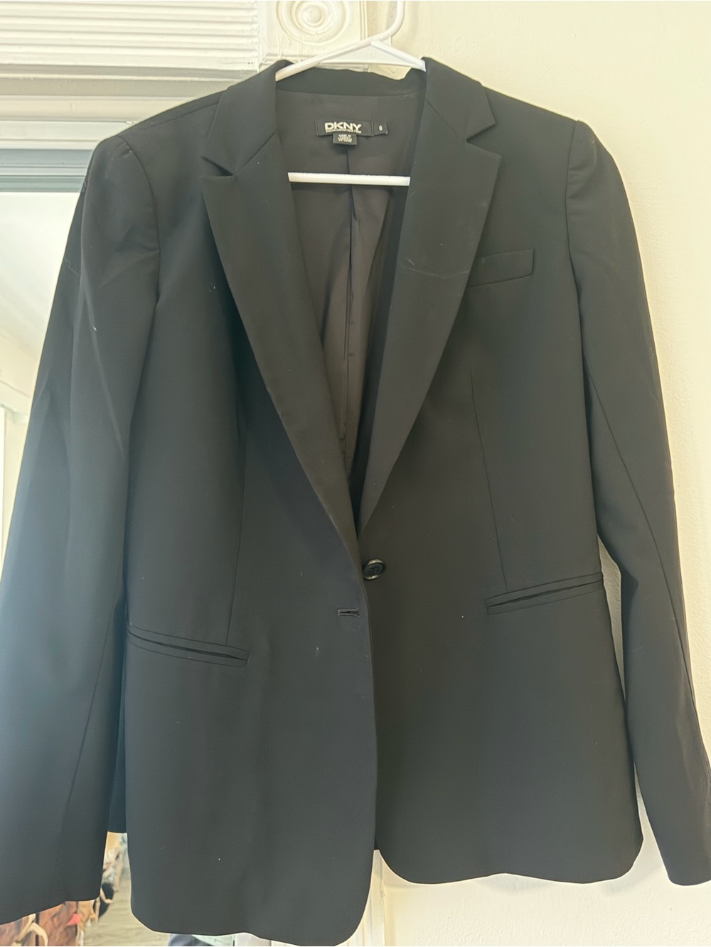 DKNY Black Single-Button Women's Blazer